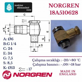 Norgren 18A510628 W-VS 6-1/4 KLEMMRING